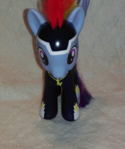 Alternative view of My Little Pony Friendship is Magic Power Ponies Zapp Tonnerre Rainbow Dash Exclusive Figure