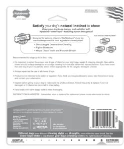 Nylabone Wishbone Power Chew Dog Toy Medium/Wolf (1 Count) Medium up to 35 lbs. 26 81SCVD463UL