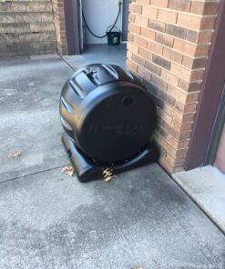 The Most Beautiful Composter in The World in Black, Made in America, Food Safe, BPA and Rust Free, No Assembly Required, Envirocycle Composting Tumbler Bin and Compost Tea Maker … 35 US Gallon 49 81SCsMXFfcL