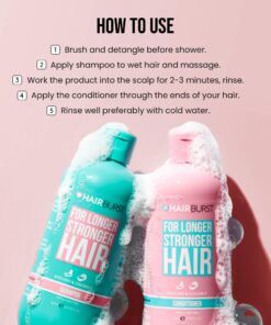 Hairburst Hair Growth Shampoo & Conditioner Set For Women - Vegan Shampoo for Anti Hair Loss & Thinning Hair 25 81SGONyRwFL