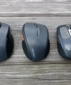 TECKNET Bluetooth Mouse, Wireless Mouse with 6 Buttons, 5 Adjustable DPI Levels, 24 Month Battery Life, Ergonomic Computer Mouse for Laptop, Computer, Mac, PC, Windows, Chromebook, Notebook Grey 72 81SH0RMcL2L