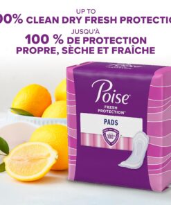 Poise Incontinence Pads for Women, Ultimate Absorbency, Long, Original Design, 108 Count (4 Packs of 27) 27 Count (Pack of 4) 11 81SILZd BwL