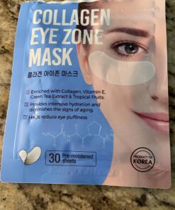 Deluxe Collagen Eye Mask Collagen Pads For Women By Purederm 2 Pack Of 30 Sheets/Natural Eye Patches With Anti-aging and Wrinkle Care Properties/Help Reduce Dark Circles and Puffiness 33 81SIOnPKLlL