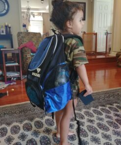 Vizari Solano Soccer Backpack With Ball Compartment and Vented Ball Pocket and Mesh Side Cargo Pockets for Adults and Teens Royal 10 81SImpVP vL