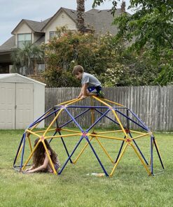 EASY OUTDOOR Space Dome Climber – Rust and UV Resistant Steel – 1000 lb. Capacity – for Kids Ages 3 to 9 52 81SIzt74CUL