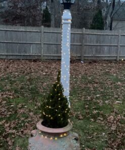 Brightown Solar String Lights, 2 Packs Total 66Ft 200 LED Solar Fairy Lights with 8 Modes, Waterproof Solar Lights for Outside Patio Yard Tree Wedding Christmas(Warm White) 33FT*2Packs Warm White 46 81SLPT8RURL