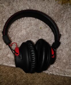 Avantree Audition - Bluetooth Over-Ear Headphones with Long-Lasting Durable Build, Built-in Mic, 40h Battery Life and Wireless or Wired Modes for Phone, PC & Laptop Black, Red 58 81SLboD7PVL