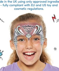 Snazaroo Classic Face and Body Paint, 18.8g (0.66-oz) Pot, Light Grey 42 81SM0Vy9yQL