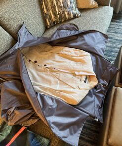 Convertible Garment Bag with Shoulder Strap, Modoker Carry on Garment Duffel Bag for Men Women - 2 in 1 Hanging Suitcase Suit Travel Bags (Grey) Ash Grey 48 81STPqYExbL