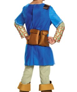 Link Breath Of The Wild Deluxe Costume, Blue, Small (4-6) Small (4-6) 16 81SU6r5Q3KL