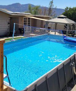 INTEX 26367EH Ultra XTR Deluxe Rectangular Above Ground Swimming Pool Set: 24ft x 12ft x 52in – Includes 2100 GPH Sand Filter Pump – Saltwater System – SuperTough Puncture & Rust Resistant 24FT x 12FT x X 52IN with Sand Filter Pump & Saltwater System 38 81SUqXvIJL