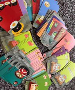 Sushi Go Party! - The Deluxe Pick & Pass Card Game by Gamewright, Multicolored Go Party! 61 81SZCqVECkL 1