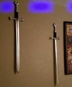 WarFoam Medieval Foam Sword with Metallic Chrome Finish on Blade Cosplay Costume 14 81Saj8WNEZL
