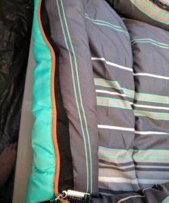 TETON Sports Mammoth Queen Size Sleeping Bag- Double Sleeping Bag – A Warm Bag The Whole Family can Enjoy – Great Sleeping Bag for Camping, Hunting and Base Camp. Compression Sack Included Teal Mammoth 0F 49 81SatOAntsL