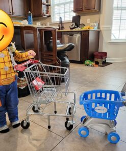 Melissa & Doug Toy Shopping Cart With Sturdy Metal Frame - Toddler Shopping Cart, Pretend Grocery Cart, Supermarket Pretend Play Shopping Cart For Kids Ages 3+ 40 81Sdu 1JqCL