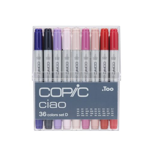 Copic Markers Ciao 36-Piece Marker (Set D) Set D