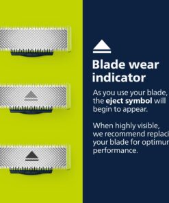 Philips Norelco Genuine OneBlade Replacement Blades, 2 Count, QP220/80 29 81SfrUaD 6L
