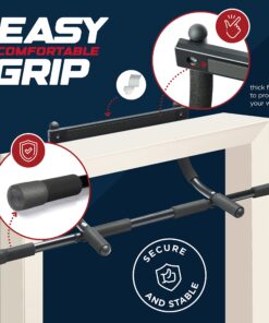 Sagler Pull up bar Doorway Heavy Duty Chin up bar Trainer for Home Gym Doorway Pull up bar or dip bar 18 81SgKyHHhKL