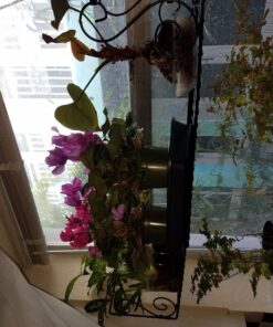 Expandable Scroll Metal 1 shelve,Over The Sink Shelf - Black 38 81ShEBotZAL