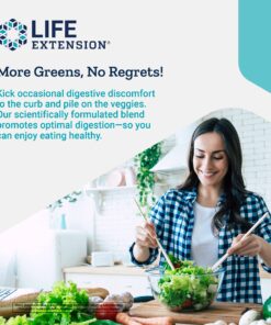 Life Extension Enhanced Super Digestive Enzymes - Digestive Health Support Supplement - Targets Fat, Protein, carb Digestion - Vegetarian Formula - Non-GMO - 60 Capsules 12 81SjnDx9L