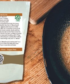 Lc Foods Low Carb Breading & Crusting - All Natural - Gluten Free Bread Crumbs - Sugar Free - Organic Bread Crumbs - 8 oz 13 81SkxR9g2pL