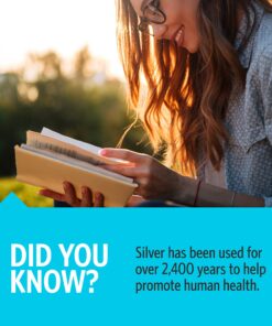 Sovereign Silver Bio-Active Silver Hydrosol for Immune Support - Colloidal Silver Liquid -10 ppm, 32oz (946mL) - Economy Size 32 Fl Oz (Pack of 1) Standard Packaging 25 81SliiVrKqL