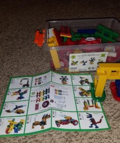 Whirligig STEM Toys for Girls & Boys | Building Blocks for 5 Year Old+ | Creative Construction Educational Engineering Set | 106 Pieces | Best Kids Gift Kit for Ages 5, 6, 7, 8, 9, 10 Yr. 39 81SmuMQIyEL