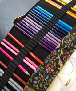 JOYSTAR Premier Colored Pencils for Adults Coloring Books, Premium Artist Pencil Set (72-Count), Handmade Canvas Wrap, Extra Accessories Included, Holiday Gift, Oil based Color Pencils 44 81SoZXtOXmL