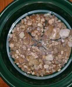 SE 13 1/4 Inch Stackable Classifier Gold Prospecting Pan - 1/8 Inch Stainless Steel Mesh Sifting Pan, Green Pans 25 81SogqDOb1L