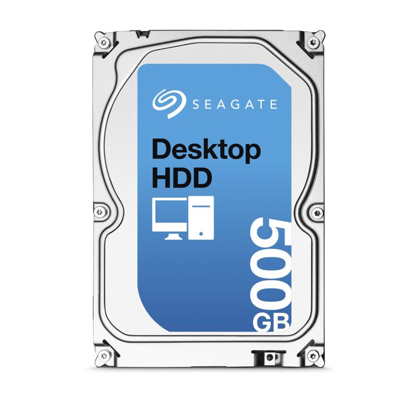 (Old Model) Seagate 500GB Desktop HDD Sata 6Gb/s 16MB Cache 3.5-Inch Internal Bare Drive (ST500DM002) 500 GB