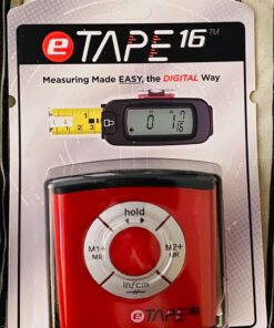 eTape16 ET16.75-db-RP Digital Tape Measure, 16 Feet, Red Generation-1 35 81SpCJjh4zL