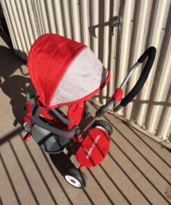 4-in-1 Stroll 'N Trike, Red Toddler Tricycle for Ages 1 Year -5 Years, 19.88" x 35.04" x 40.75" Classic 41 81SpaErKHYL