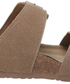 Madden Girl Women's Brando Slide-On Sandal 6 Taupe Fabric 14 81SpjMlH4pL