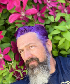 MANIC PANIC Lie Locks Hair Dye – Classic High Voltage - Semi Permanent Hair Color - Cool Medium Indigo Blue Shade - Vegan, PPD & Ammonia-Free - For Coloring Hair on Men & Women 44 81Sq6pDRygL