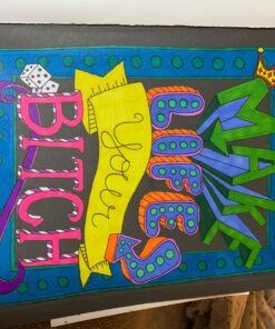 Make Life Your Bitch: Motivational adult coloring book. Turn your stress into success! (Midnight Edition) 70 81Sr0VdUaQL