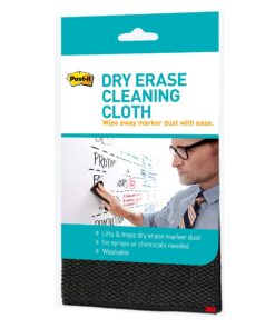 Post-it 3M Post-It Dry Erase Cleaning Cloth (MMMDEFCLOTH), 10 5/8" x 10 5/8", Grey,white 13 81SufIUPTAL