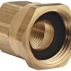 Dixon Valve & Coupling BAS974 Brass Fitting, Swivel Adapter, 3/4" GHT Female x 1/2" NPTF Female 30 81SvimlbdEL