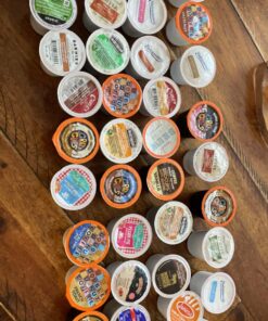 Crazy Cups Flavored Coffee Pods Variety Pack, Fully Compatible With All Keurig Flavored K Cups Brewers, Coffee Sampler, 40 Count 31 81Svw2X2SyL