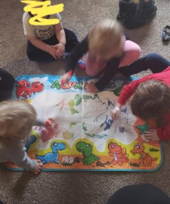 Kids Toys Water Doodle Mat: Dinosaur Painting Coloring Pad for Toddlers 1-3 - Aqua Magic Drawing Board for 2 3 4 Year Old Toddler Arts and Crafts Christmas Birthday Gifts for Girls Boys Age 2-4 3-5 53 81SwzHuG4nL