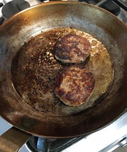 Matfer Bourgeat, Gray 0 Black Steel Round Frying Pan, 10 1/4-Inch 33 81Sya9yCpBL