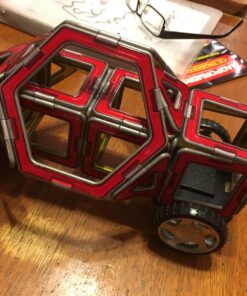 Magformers XL Cruisers Set (32-pieces) Magnetic Building Blocks, Educational Magnetic Tiles Kit , Magnetic Construction STEM Toy Set includes wheels Building Set 22 81SyauMCk L