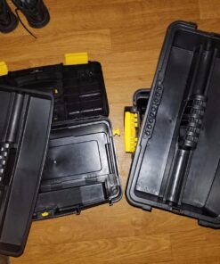 Rolling Tool Box with Wheels, Foldable Comfort Handle, and Removable Top – Toolbox Organizers and Storage by Stalwart 68 81Sz1wMqlvL