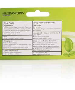 3rd Rock Essentials Nutrasporin Silver Ointment, Toxic-Free, Petroleum-Free, Non-Antibiotic, First Aid, Food Grade Ointment, 1.0oz, Pack of 1 1 Ounce (Pack of 1) Original 13 81SzeuMzwhL
