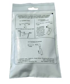 Raindrip 312050B Drip Irrigation Fittings Single Barbed Coupling Connectors, 1/4-Inch, 50 Per Bag, for Trees, Shrubs, Black 14 81SzjuDT0vL