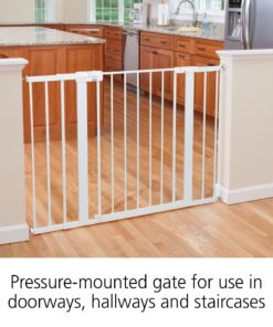 Safety 1st Easy Install 36" Extra Tall & Wide Gate, Fits Between 29'"And 47" 1 Count (Pack of 1) Extra Tall and Wide White 28 81SzpnLnSL
