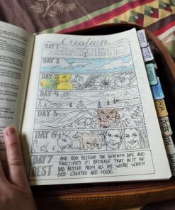 KJV Holy Bible, My Creative Bible, Faux Leather Flexcover - Ribbon Marker, King James Version, Pink Floral 75 81T4DkP32tL