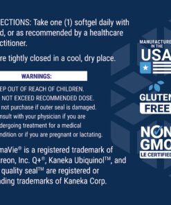 Life Extension Super Ubiquinol CoQ10 with Enhanced Mitochondrial Support, ubiquinol CoQ10, shilajit, potent heart health & cellular energy production support, ultra-absorbable, gluten-free, 60 softgel 100 mg 60 Count (Pack of 1) 16 81T4qaEpOqL