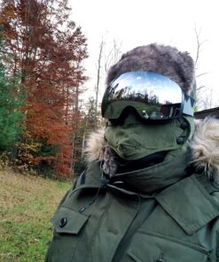 Connectyle Trooper Trapper Hat Warm Winter Hats Hunting Hat with Mask Ear Flaps Large Army Green 30 81T4u2xD1jL