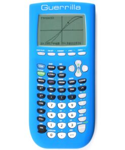 Alternative view of Guerrilla TI84BLUESC Silicone Case for Texas Instruments TI-84 Plus Graphing Calculator, Blue
