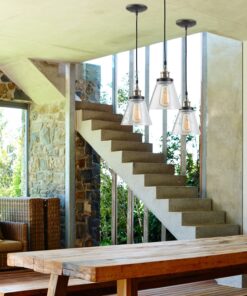 Globe Jackson 1-Light Pendant, Antique Brass, Bronze Accent, Glass Shade,64750 39 81T6Ps4vGyL